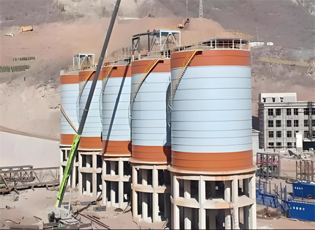 西城高架钢板仓